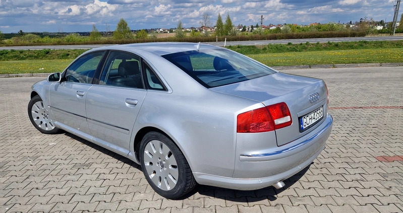 Audi A8 cena 34500 przebieg: 319700, rok produkcji 2007 z Chojnice małe 254